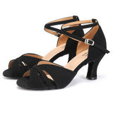 NEW ARRIVAL! Women's Salsa Bachata Ballroom Dance Shoes Black
