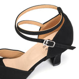 NEW ARRIVAL! Women's Salsa Bachata Ballroom Dance Shoes Black