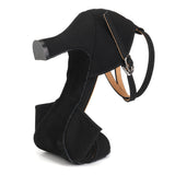 NEW ARRIVAL! Women's Salsa Bachata Ballroom Dance Shoes Black