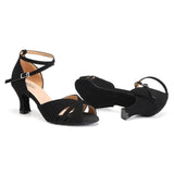 NEW ARRIVAL! Women's Salsa Bachata Ballroom Dance Shoes Black