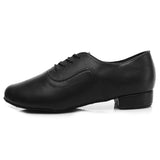NEW ARRIVAL! Black Leather Latin Men's Salsa Shoe