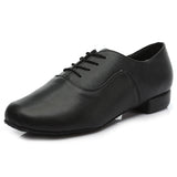 NEW ARRIVAL! Black Leather Latin Men's Salsa Shoe