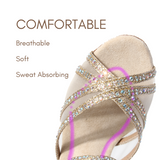 Latin dance shoes Satin & Rhinestones with 3" Heel!