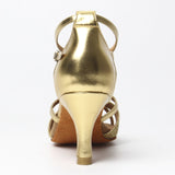 BEST SELLER! Women's Salsa Bachata Ballroom Dance Shoes Gold